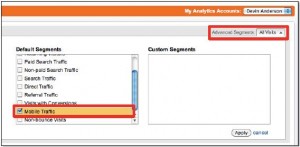 Mobile Analytics - Advanced Segments